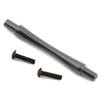 Traxxas Axle, wheelie bar, 6061-T6 aluminum (gray-anodized)