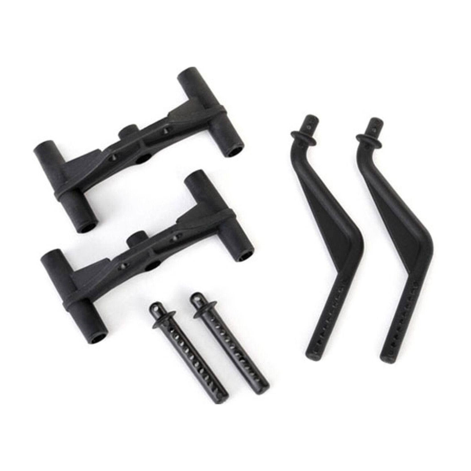 Traxxas Body mounts, front & rear / body mount posts, front & rear