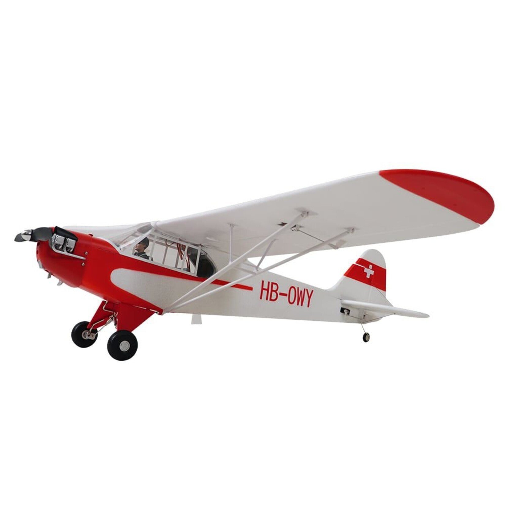 FMS Piper J-3 Cub 1400mm PNP V4 with Floats and Reflex