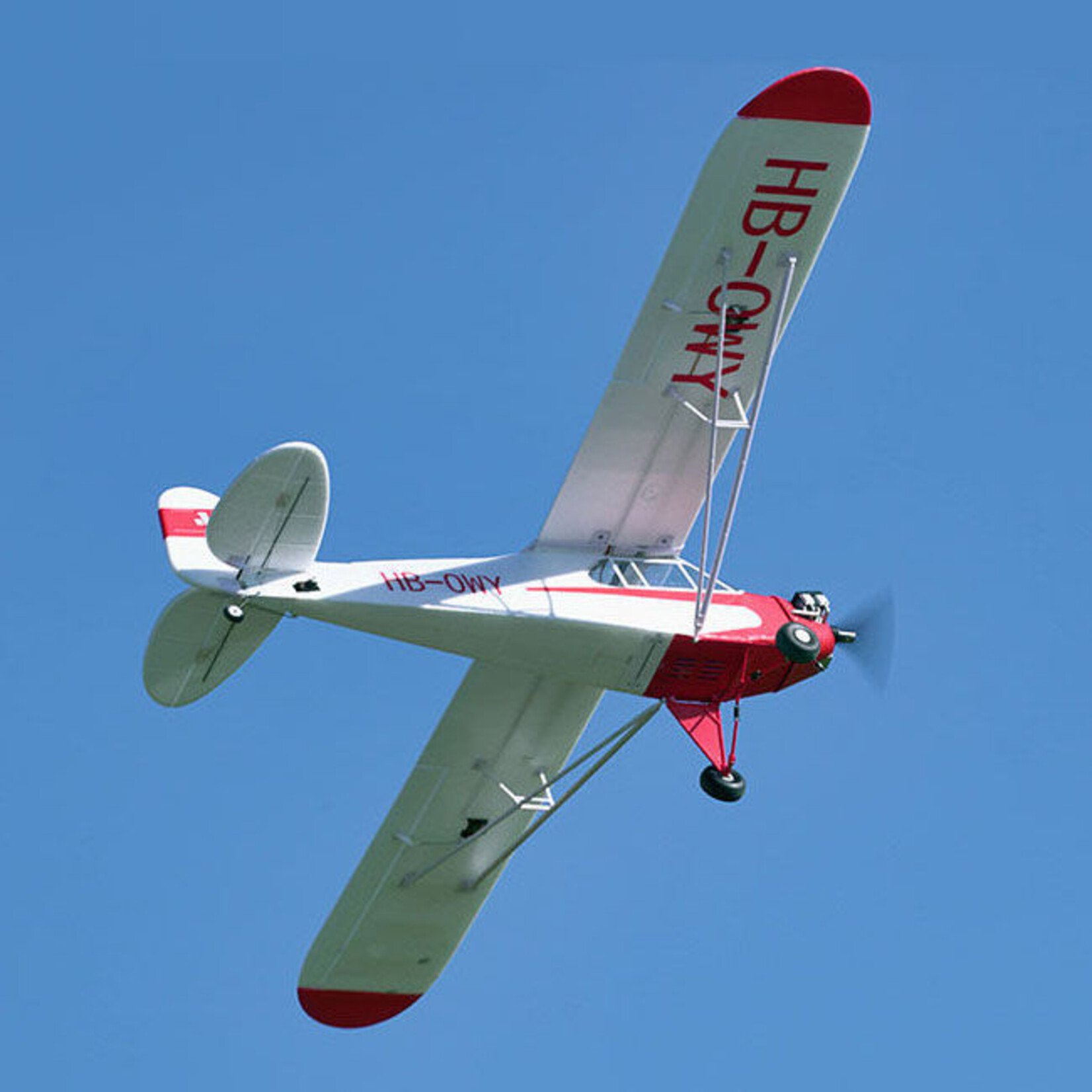 FMS Piper J-3 Cub 1400mm PNP V4 with Floats and Reflex