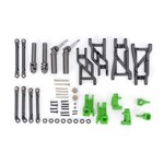 Traxxas Outer Driveline & Suspension Upgrade Kit, extreme heavy duty, GREEN -Slash 2WD