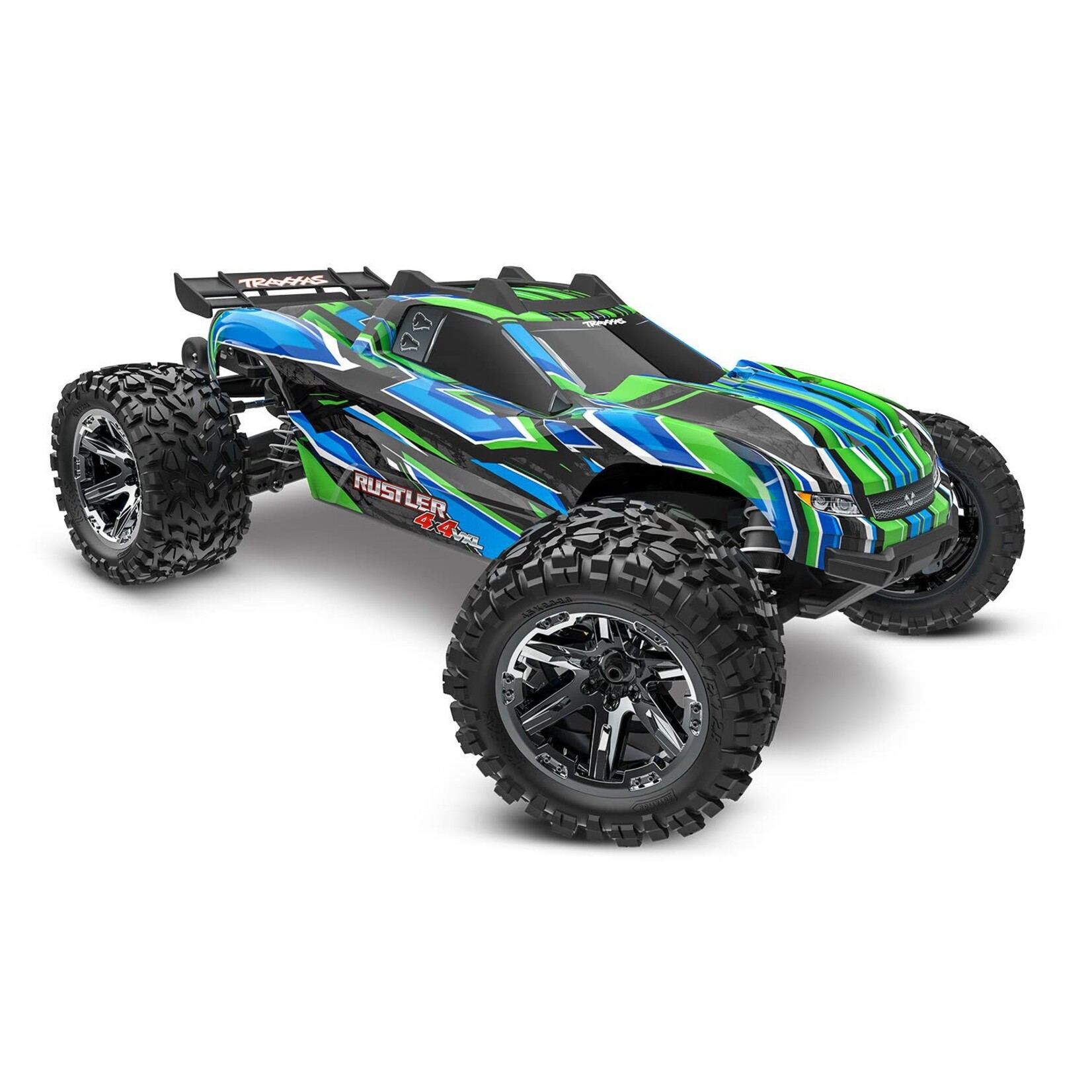 Traxxas Rustler 4X4 VXL: 1/10 Scale 4X4 Stadium Truck EXTREME  - GREEN