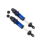 Traxxas Shocks, GT-Maxx®, long, aluminum (blue-anodized)