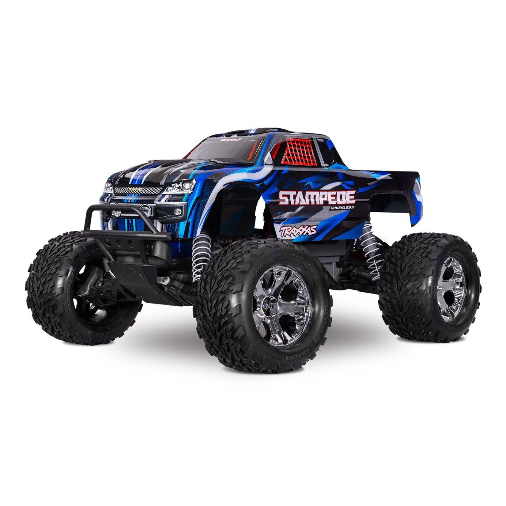 Traxxas Stampede® BL-2s™: 1/10 2WD brushless monster truck - BLUE