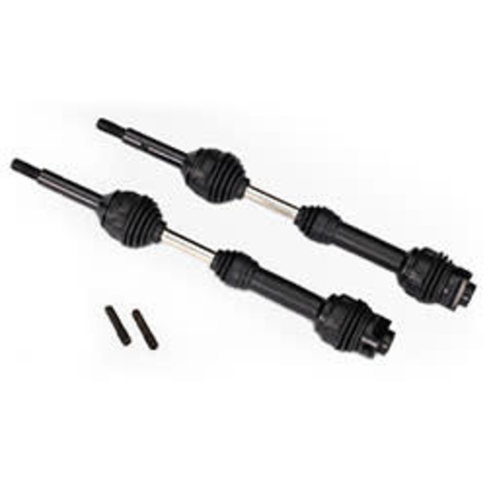 Traxxas Driveshafts, rear, steel-spline constant-velocity (complete assembly) (2)