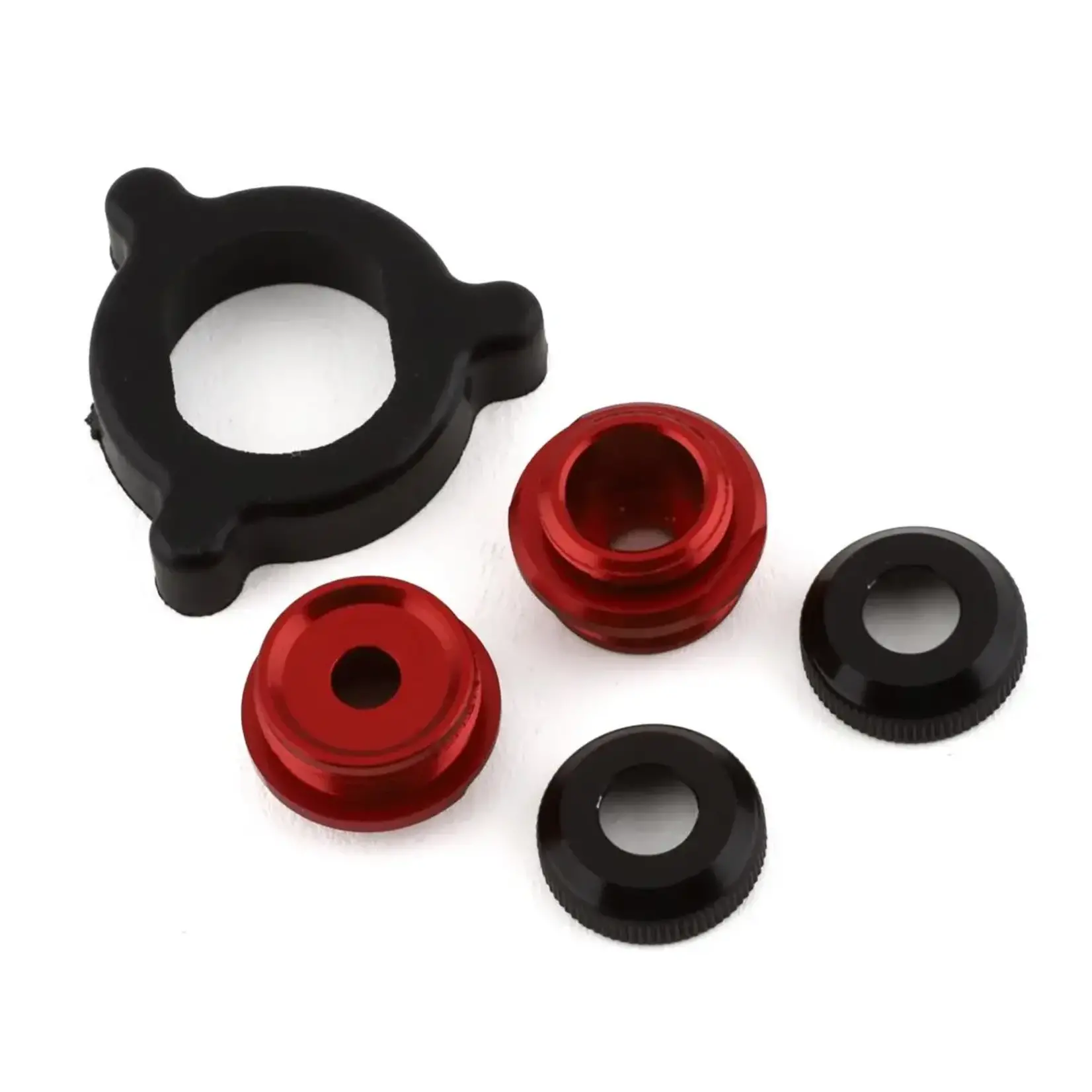 Team Brood Racing Velvet Shock 4mm Extended Travel Cartridge (Red) (2)