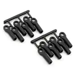 RPM Long Traxxas Turnbuckle Rod End Set (Black) (12)