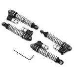 Reservoir Aluminum Threaded Oil-Filled Shocks for Traxxas TRX-4M (4) (Black)