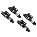 SCX24 36mm Aluminum Oil-Filled Threaded Reservoir Shocks (Black) (4)