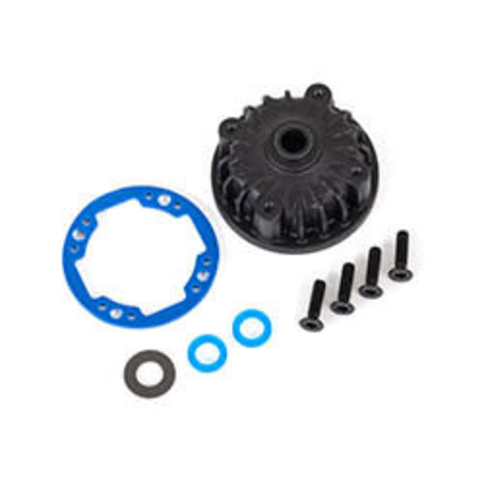 Traxxas Housing, center differential/ x-ring gaskets (2)