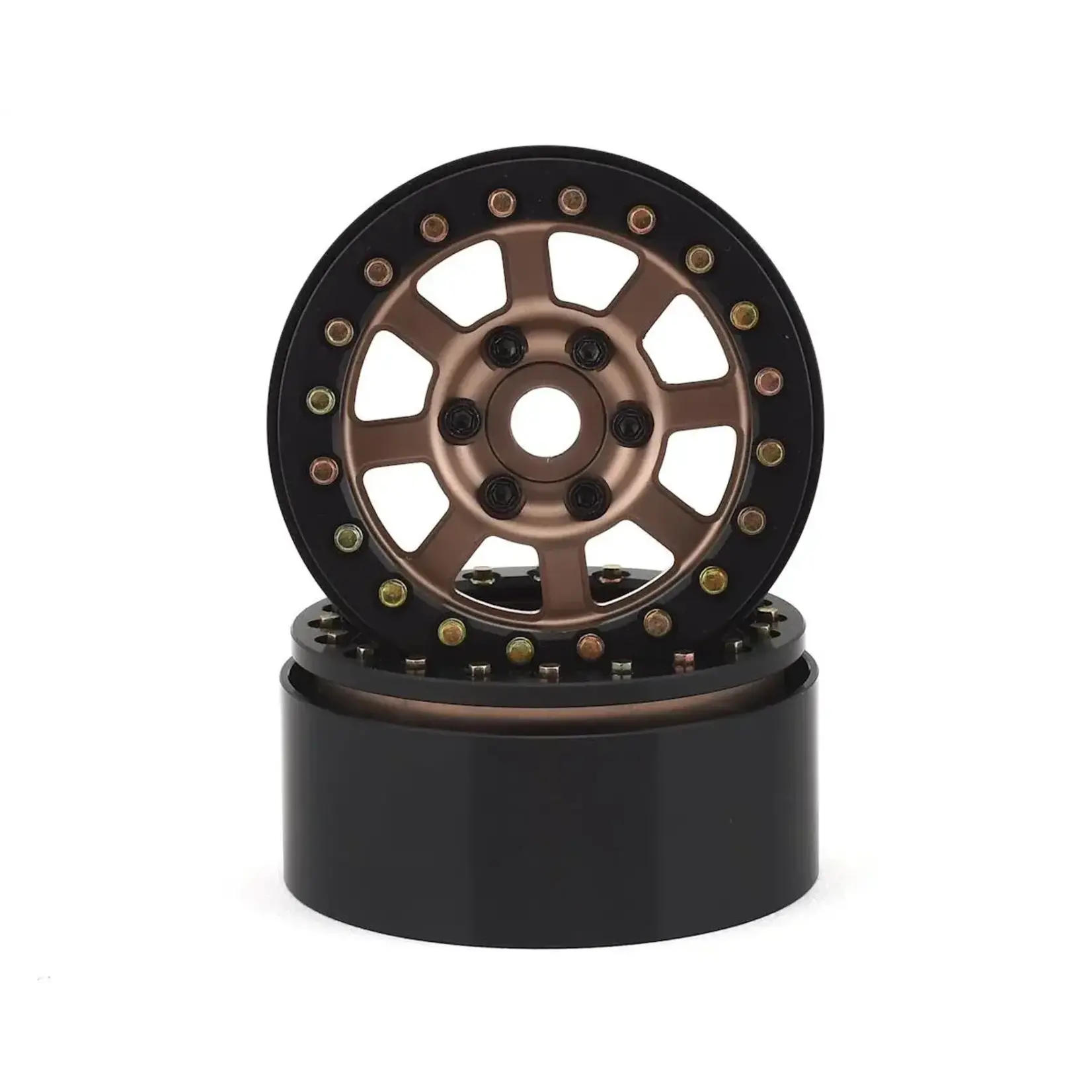 SSD RC Assassin 1.9 Beadlock Crawler Wheels (Bronze) (2)