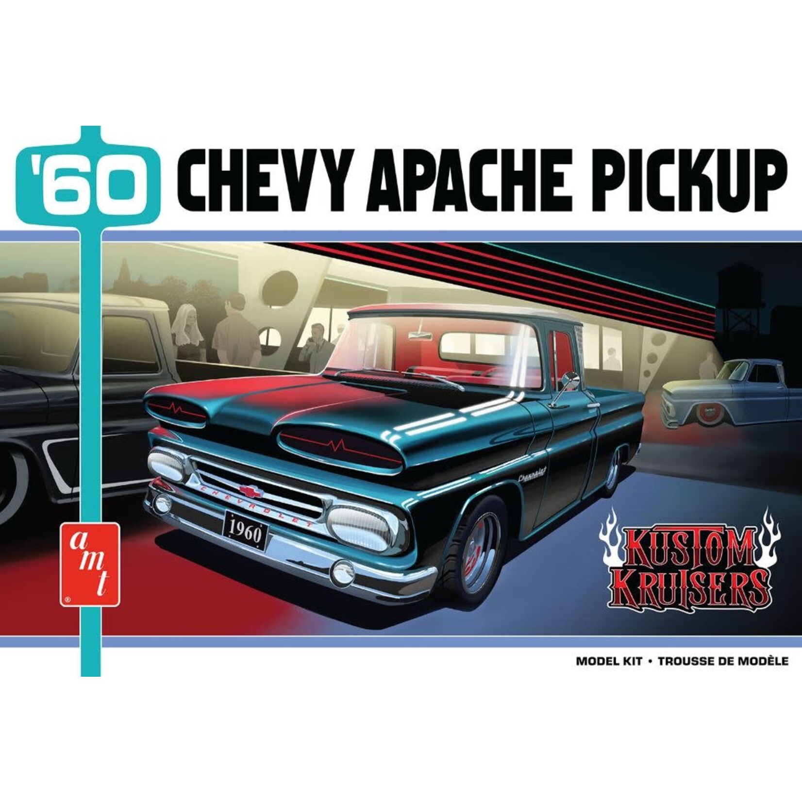 AMT 1/25 1960 Chevy Apache Pickup Street Machine