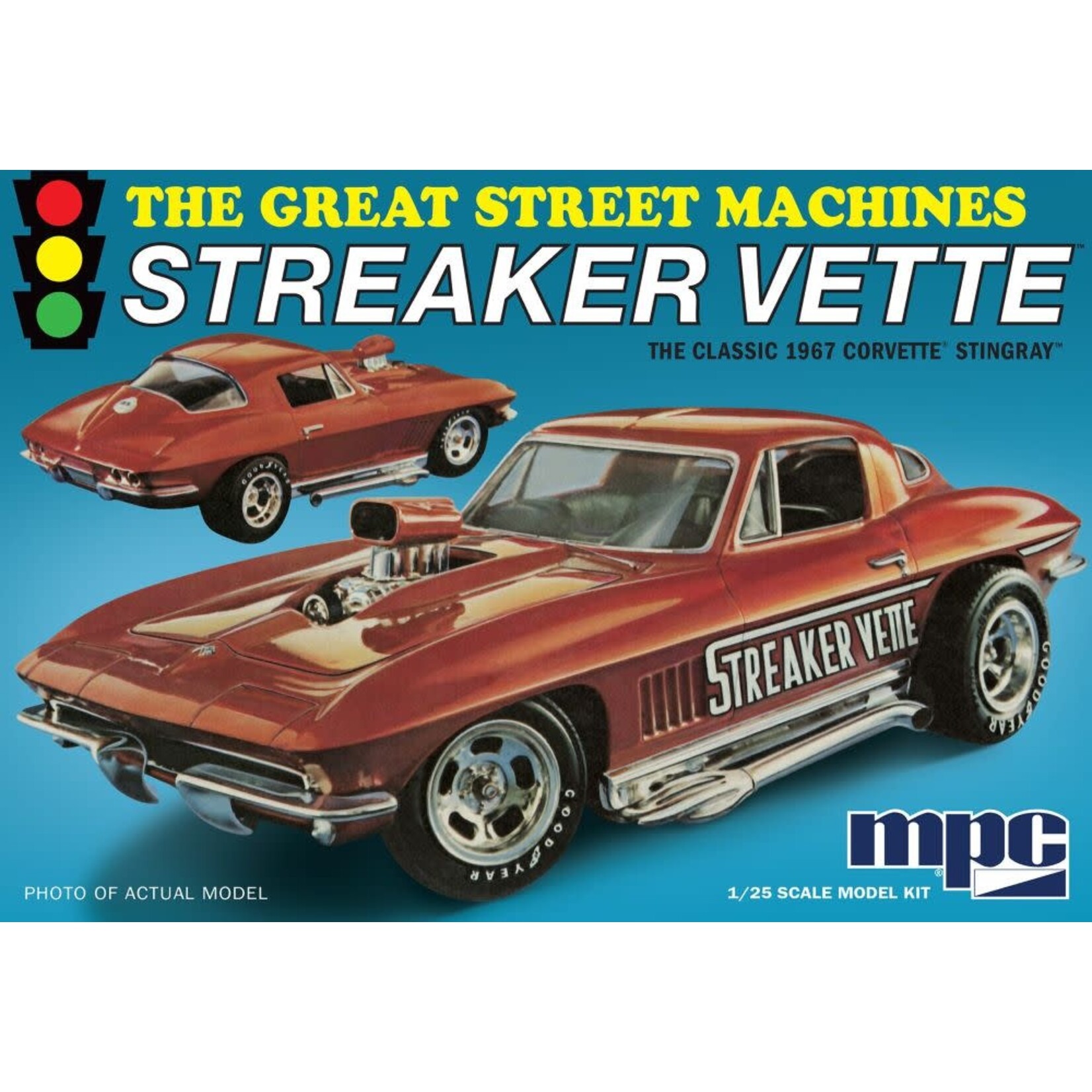 MPC 1/25 1967 Chevy Corvette Stingray Streaker Vette Car