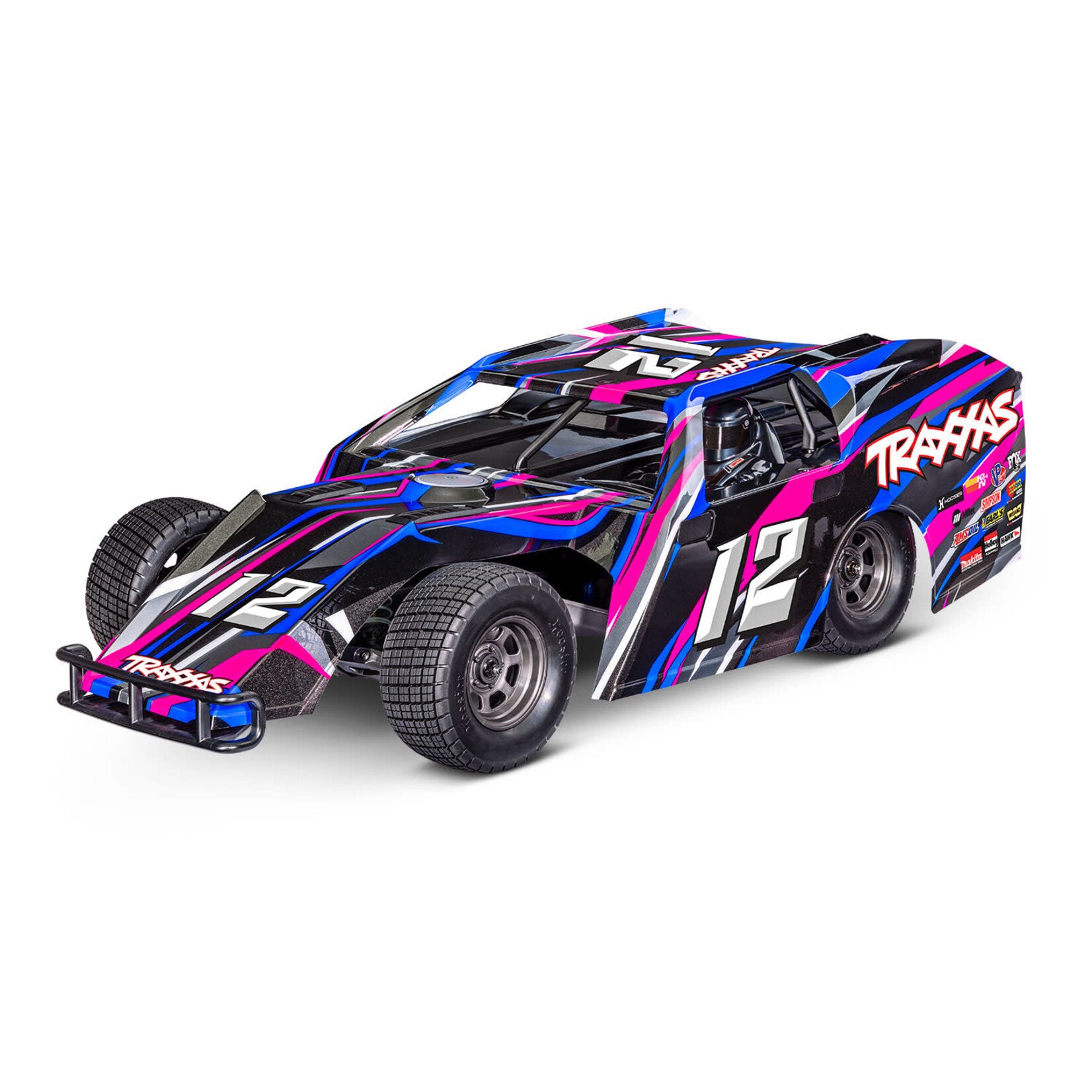 Traxxas Slash® Modified: 1/10 2WD Oval Track Racing Truck - PINK