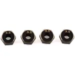 Samix Samix SCX24 Brass Hex Adapter (4) (+3.5mm)