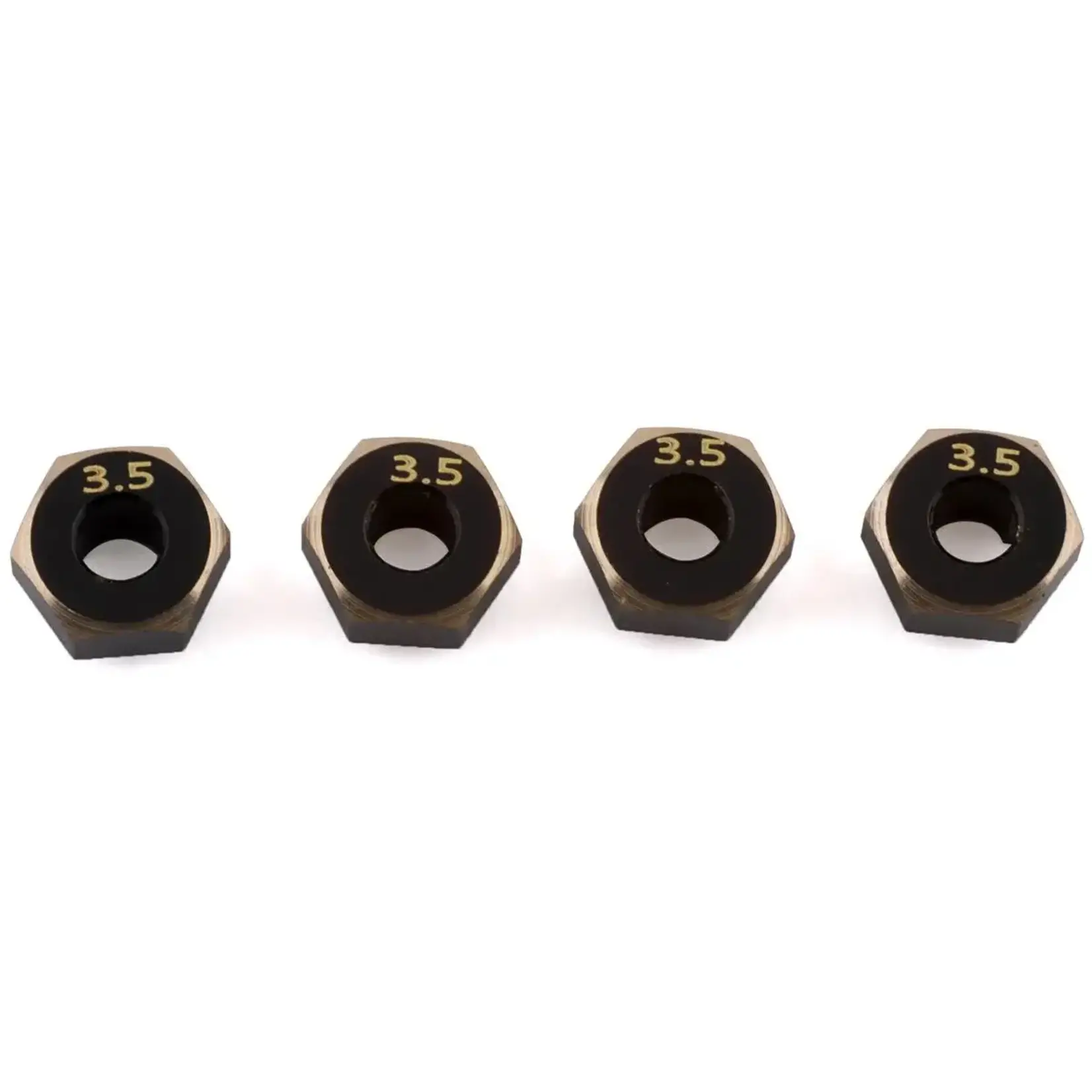 Samix Samix SCX24 Brass Hex Adapter (4) (+3.5mm)