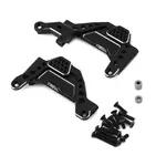 Treal Hobby Axial SCX10 III CNC Aluminum Front Shock Mounts (Black) (2) w/Pan Hard Mount