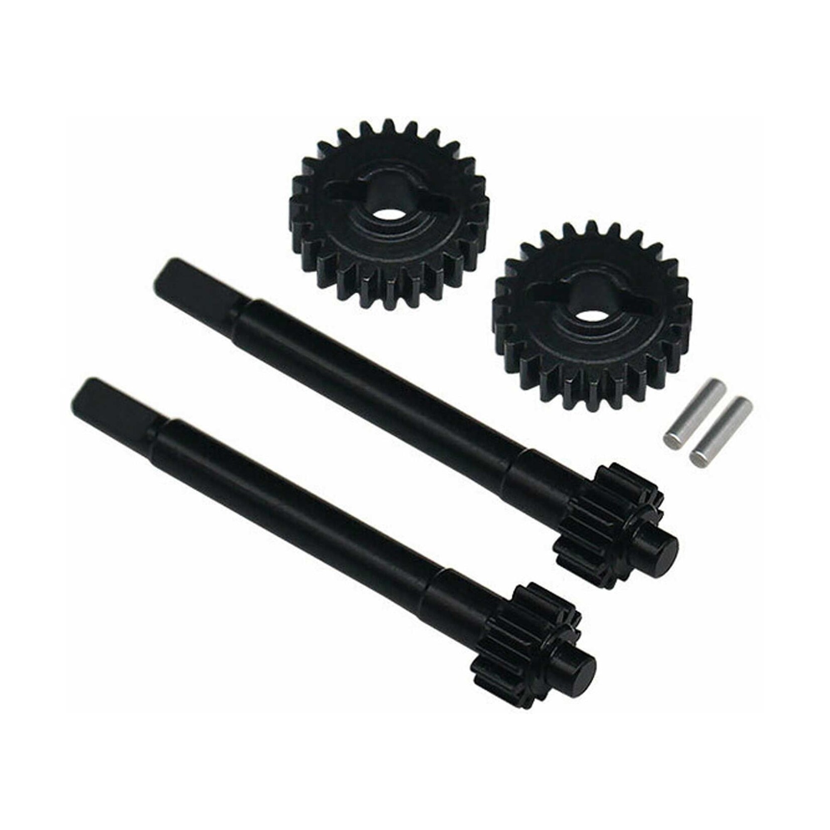 Hot Racing (HR) Steel CNC Under Drive Portal Gear Set Ascent-18