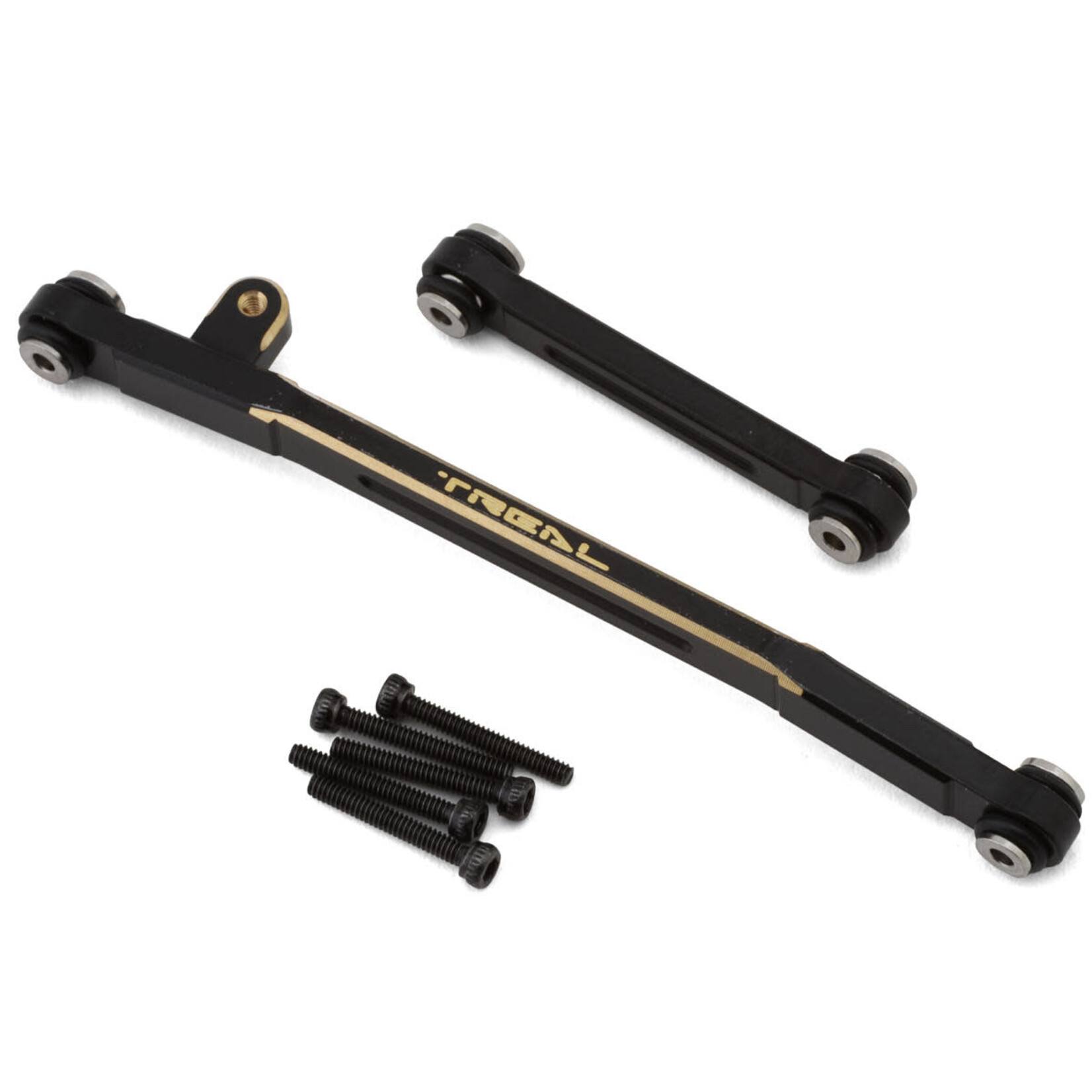 Treal Hobby Axial SCX24 Brass Steering Linkage Set (10g) (Black)