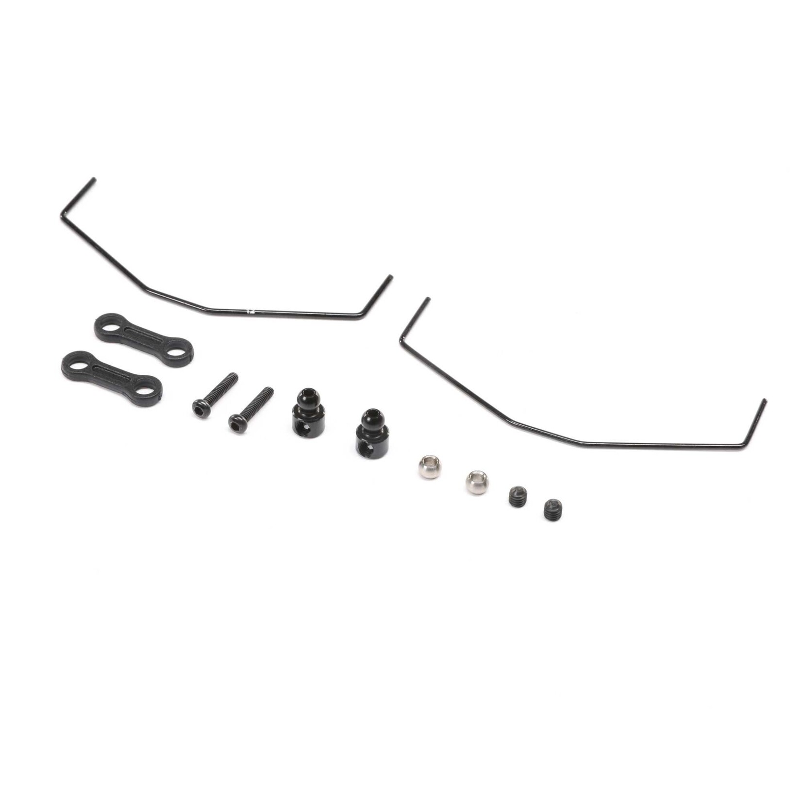 Team Losi Racing (TLR) Rear Sway Bar Set: Mini-T 2.0, Mini-B, BL