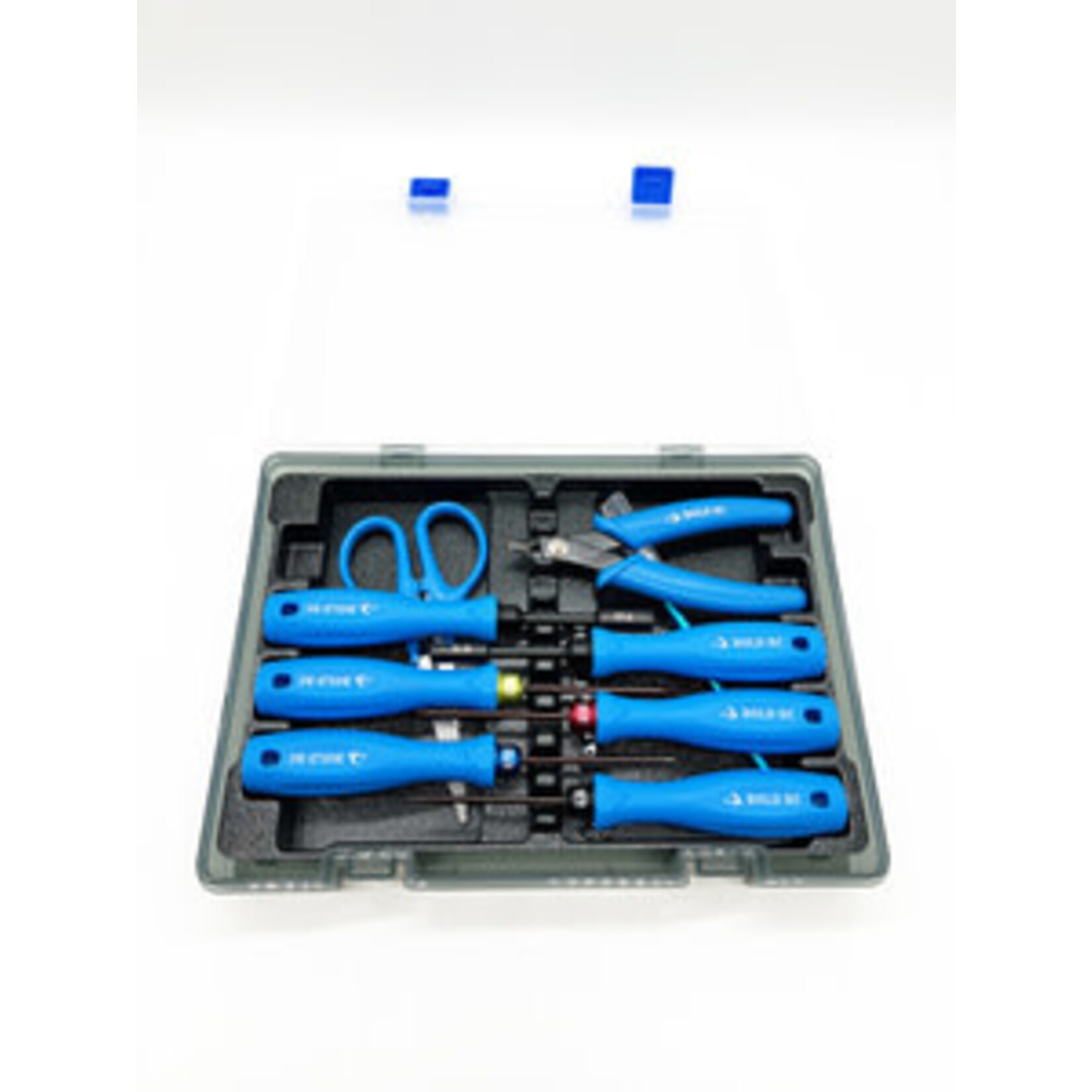 10 Piece Trail Pack Tool Set with Storage Box and Tray