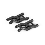 Traxxas Suspension arms, black, front, heavy duty (2)