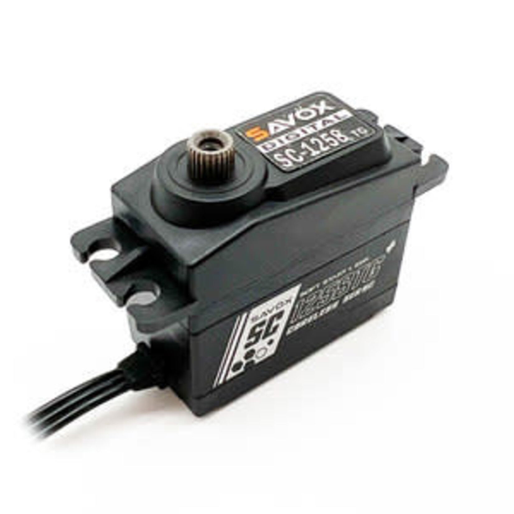 Savox Black Edition, Standard Size Coreless Digital Servo, 0.08sec / 166oz @ 6V