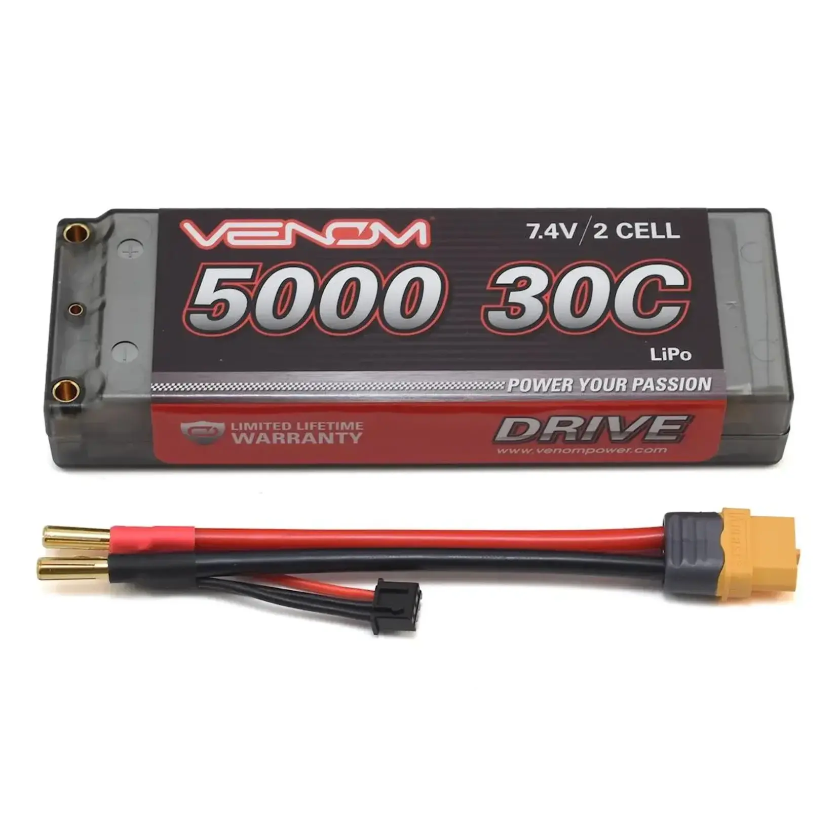 30C 7.4V 5000mAh 2S LiPo:UNI P