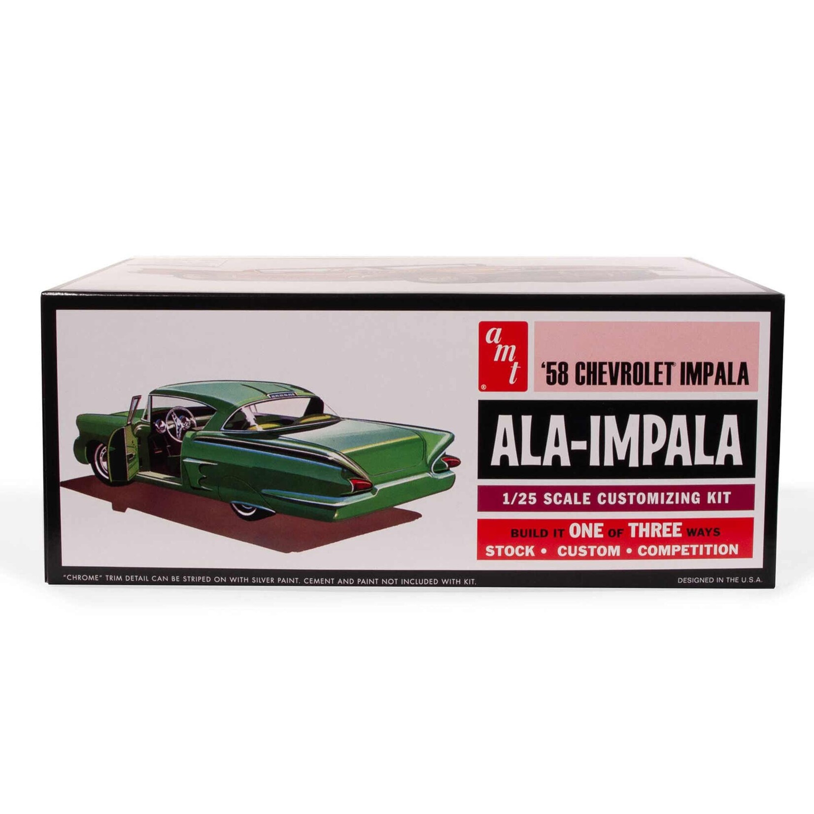 AMT 1/25 1958 Chevy Impala Hardtop "Ala Impala" Model Kit