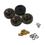 Treal Hobby Axial SCX24 Type B Brass Extended Wheel Hubs (4) (+5mm)