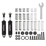 PowerHobby 80mm Promatics Two Stage Internal Spring Shocks, Black, 2 Shocks