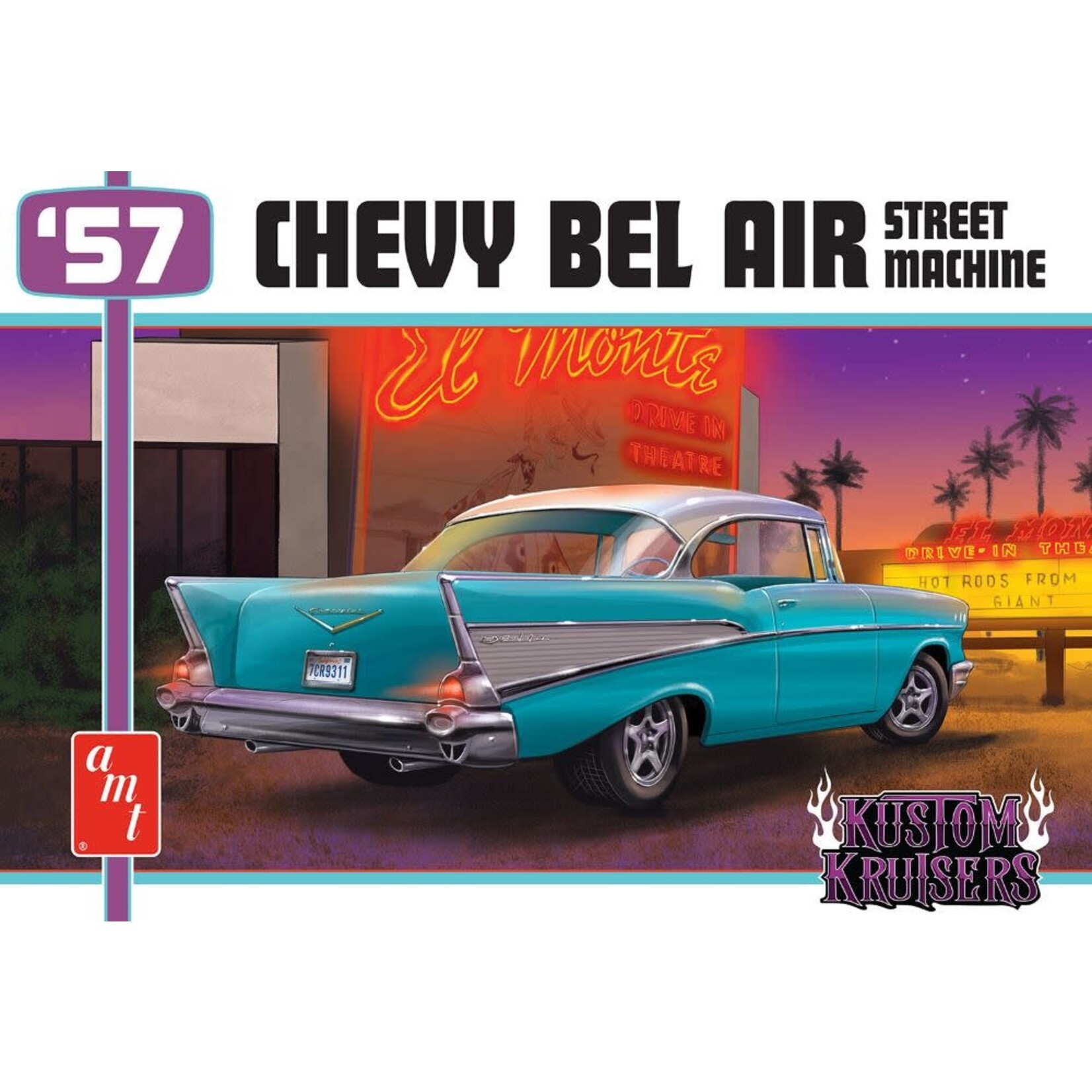 AMT 1/25 1957 Chevy Bel Air Street Machine