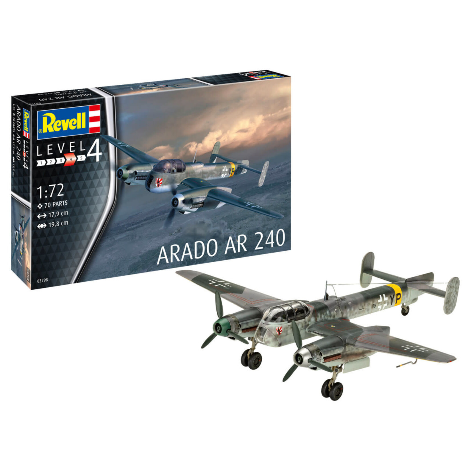 Revell 1/72 Arado AR240 Luftwaffe Night Fighter