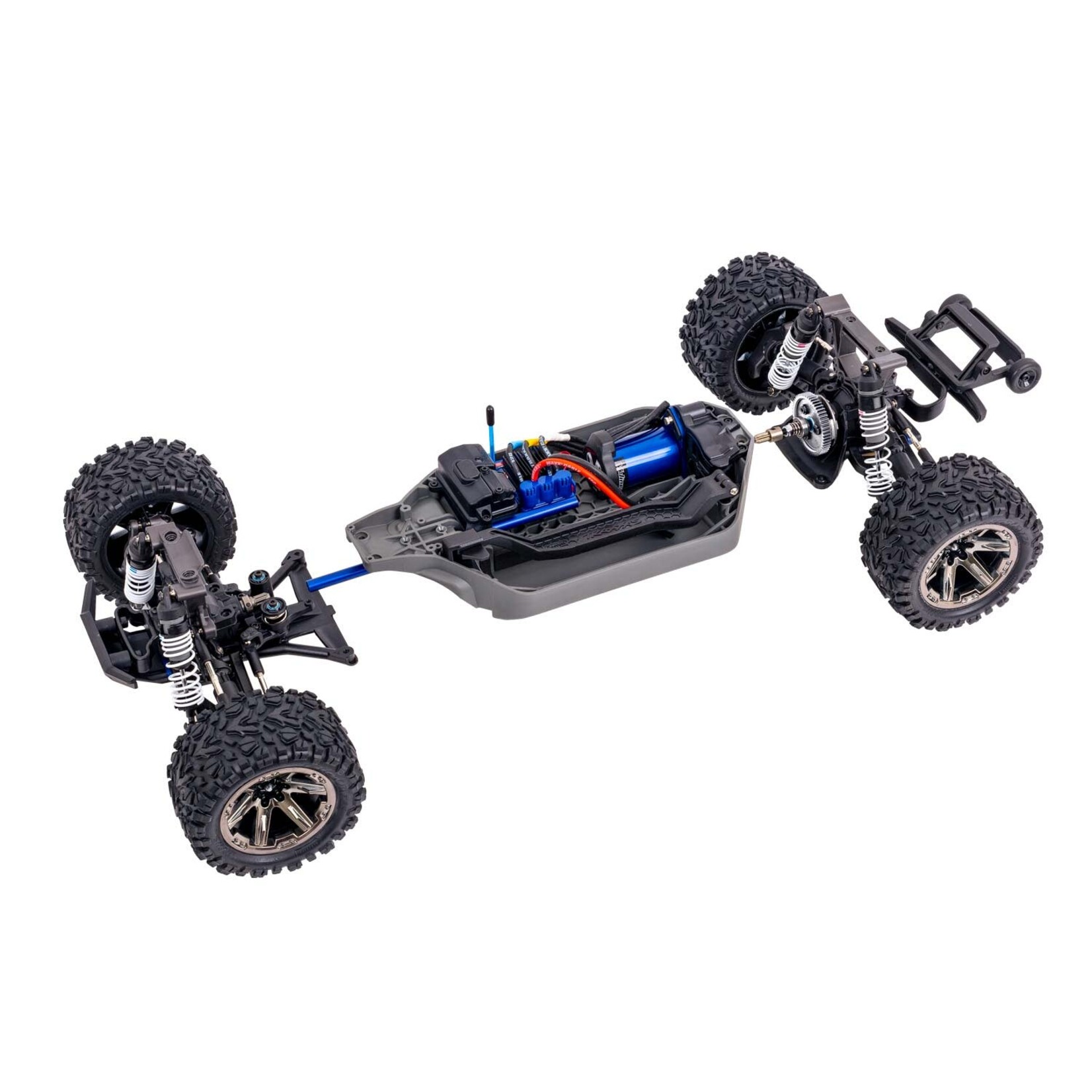 Traxxas Rustler 4X4 VXL: 1/10 Scale 4X4 Stadium Truck EXTREME - RED