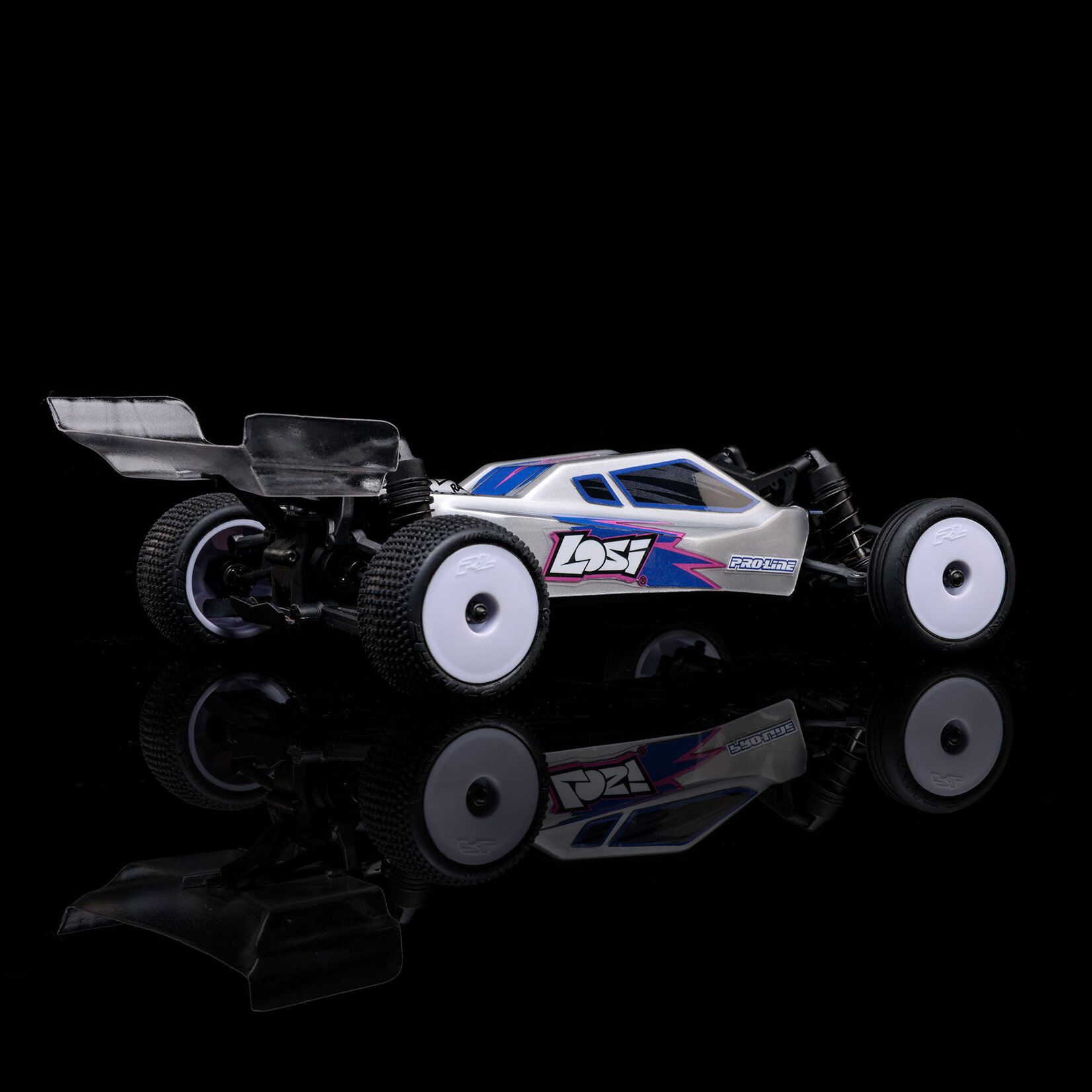 Losi 1/24 Micro-B 2WD Buggy RTR, Silver