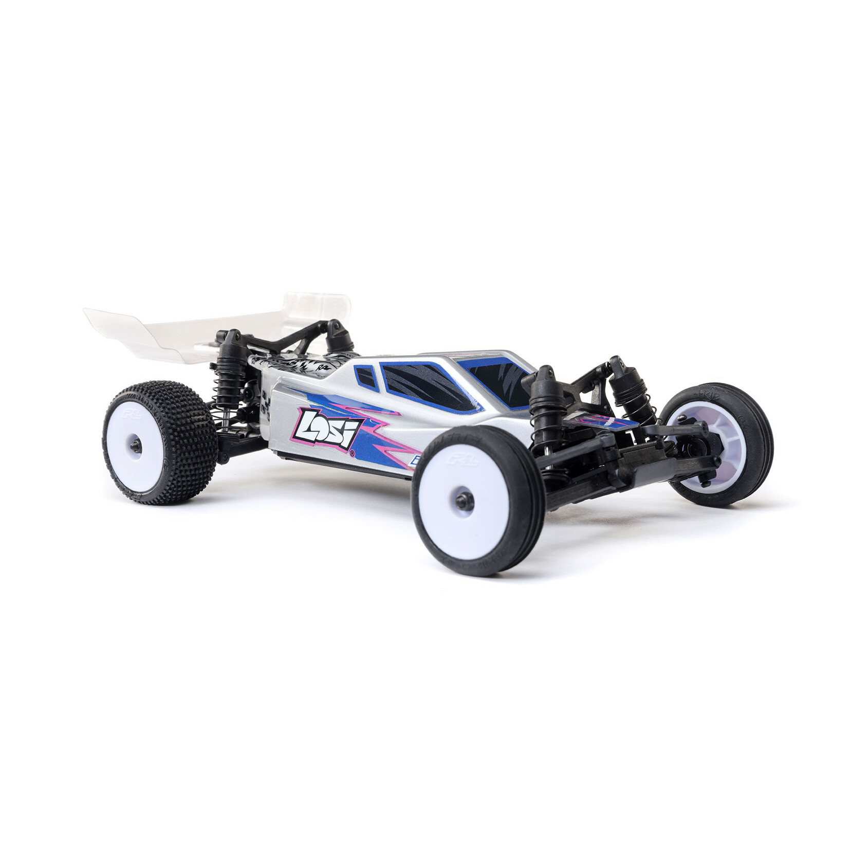 Losi 1/24 Micro-B 2WD Buggy RTR, Silver