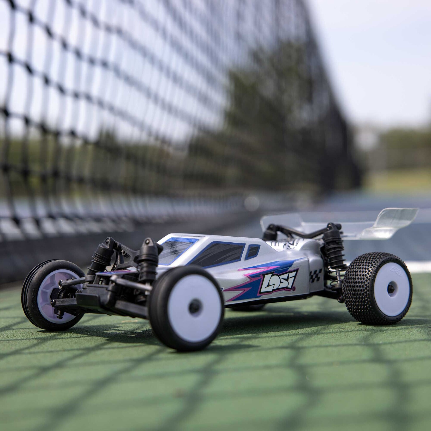 Losi 1/24 Micro-B 2WD Buggy RTR, Silver