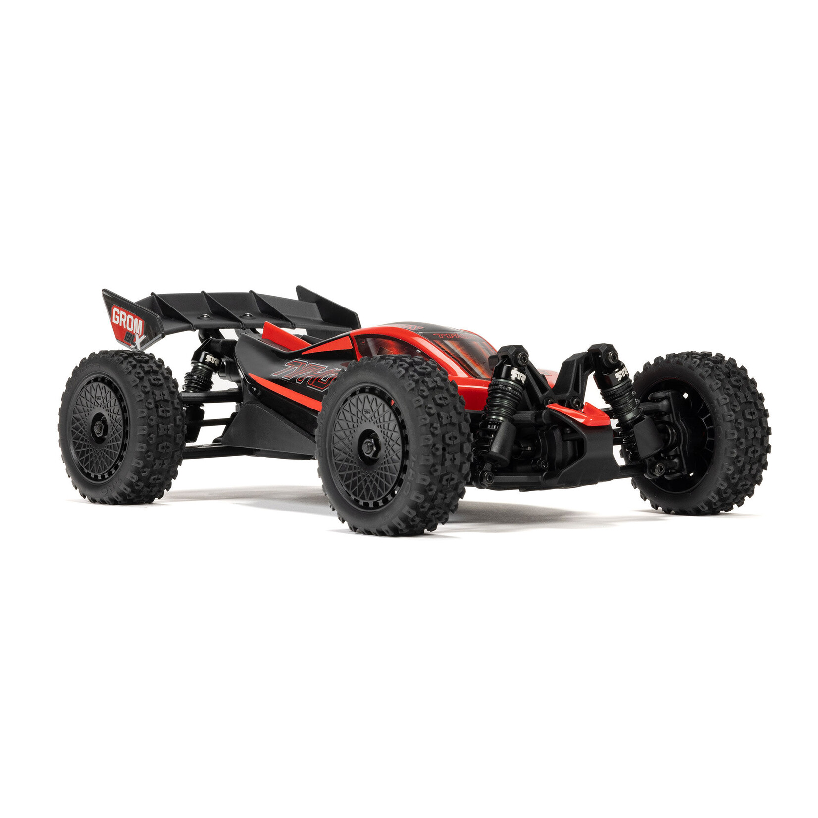 Arrma TYPHON GROM 223S BLX Brushless 4X4 Small Scale Buggy RTR with DSC (Battery & Charger included), Red