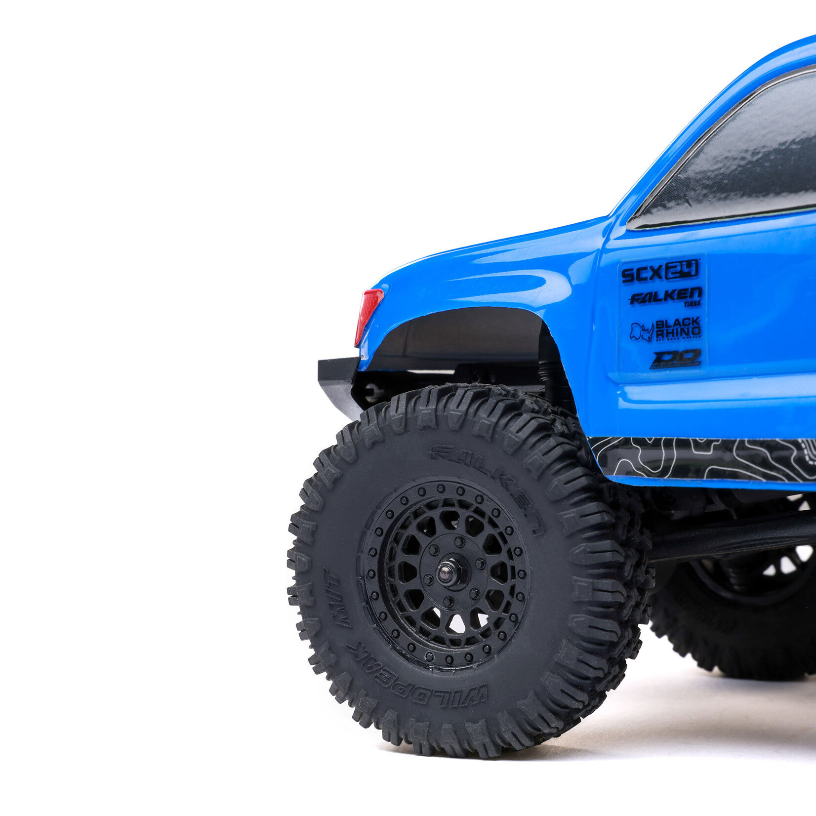 Axial 1/24 SCX24 Base Camp 4WD Rock Crawler Brushed RTR with Battery & Charger, Blue