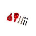 Traxxas Steering blocks, extreme heavy duty, red (left & right)