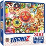 Master Pieces Trendz: Funny Face Food Collage EzGrip Puzzle (300pc)