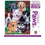 Master Pieces Playful Paws: Fluffy Fuzzballs Dogs EzGrip Puzzle (300pc)