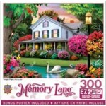 Master Pieces Memory Lane: Twilight Flight (Birds, Pond, House) EzGrip Puzzle (300pc)