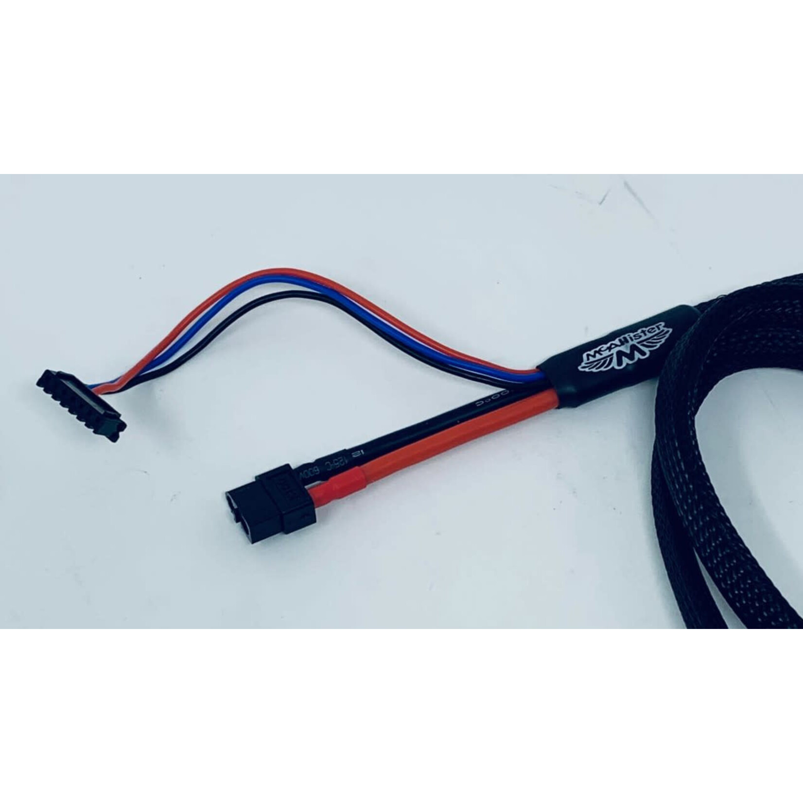 McAllister Racing XT60 to 4/5mm bullet XL Charge Lead 36” for 1s/ 2s - YELLOW