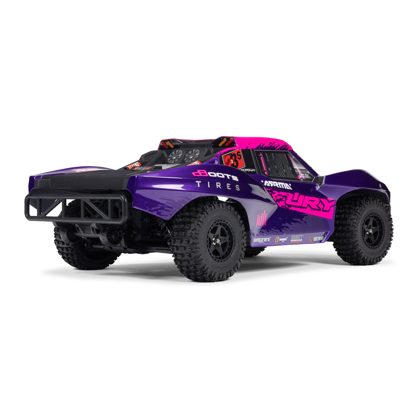 Arrma 1/10 FURY 223S BLX Brushless 2WD Short Course Truck RTR with DSC, Purple