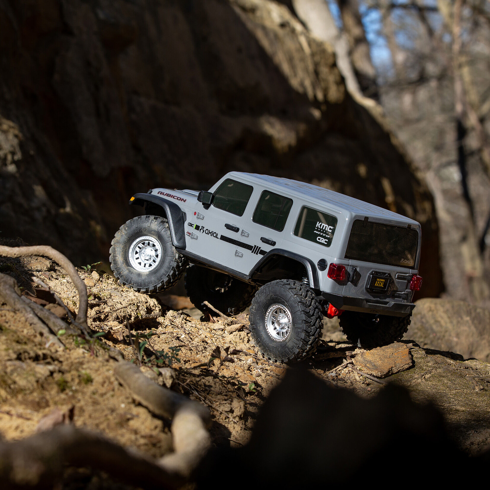 Axial 1/10 SCX10 III Jeep JLU Wrangler 4X4 Rock Crawler with Portals RTR, Gray