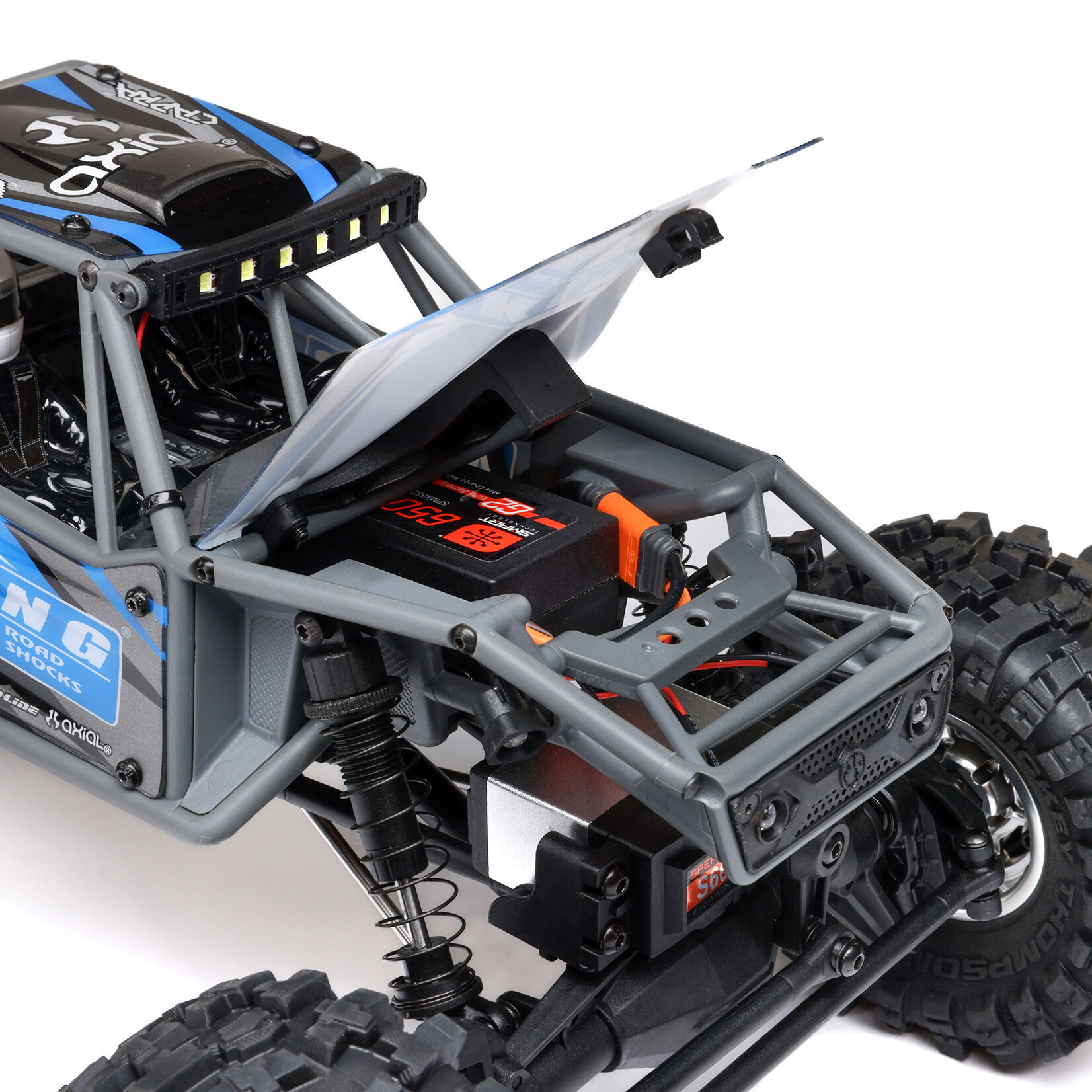 Axial 1/18 UTB18 Capra 4WS 4WD Trail Buggy RTR with Battery & Charger, Blue