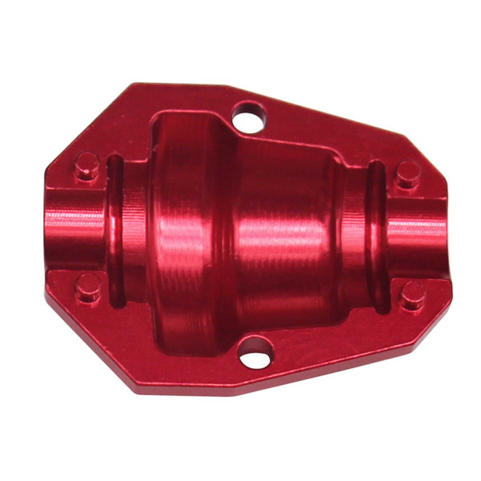 Hot Racing (HR) Red Aluminum Diff Cover, 1/18 Redcat Ascent 18