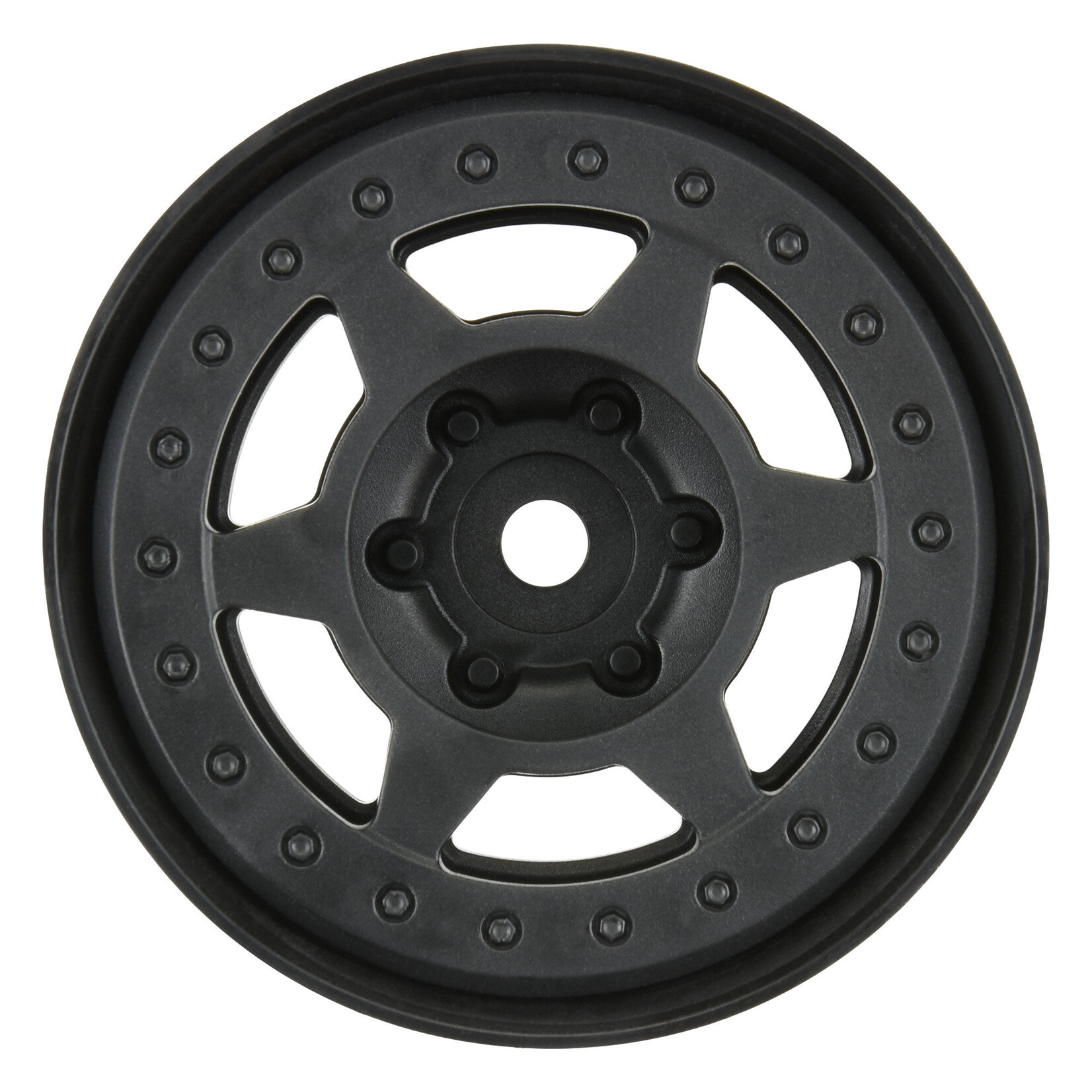 Pro-Line 1/10 Holcomb F/R 1.9" 12mm Crawler Bead-Loc Wheels (2) Black