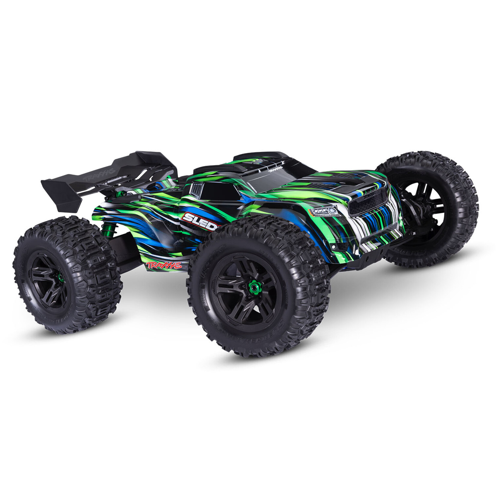 Traxxas Sledge™: 1/8 Scale 4WD Brushless w/ Belted Tires - Green